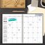 AT-A-GLANCE® DayMinder® Academic 2026-2027 Monthly Planner, Black, Large, 8" x 12" thumbnail images 2 of 7