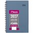 Mead® Basic Academic 2026-2027 Weekly Monthly Planner, Composure Blue, Small, 5 1/2" x 8 1/2" thumbnail images 1 of 8