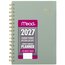 Mead® Basic Academic 2026-2027 Weekly Monthly Planner, Soft Grass, Small, 5 1/2" x 8 1/2" thumbnail images 1 of 8
