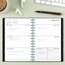 Mead® 2026-2027 Basic Bungee Weekly Monthly Planner, Black with Blue Bungee, Small, 5 1/2" x 8 1/2" thumbnail images 2 of 9