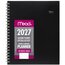 Mead® Basic Academic 2026-2027 Weekly Monthly Planner, Black, Large, 8 1/2" x 11" thumbnail images 1 of 8
