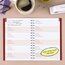 Mead® BIG PLANS Password Keeper, 32 Sheets, Red, Small, 5 1/2" x 8 1/2" thumbnail images 2 of 7