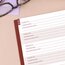 Mead® BIG PLANS Password Keeper, 32 Sheets, Red, Small, 5 1/2" x 8 1/2" thumbnail images 5 of 7
