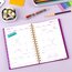 Mead® Color Pop Academic 2026-2027 Weekly Monthly Planner, Fuchsia, Small, 5 1/2" x 8 1/2" thumbnail images 3 of 9