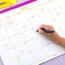 Mead® Color Pop 2026-2027 Monthly Desk Pad Calendar, Fuchsia, Standard, 17" x 21 3/4" thumbnail images 4 of 8