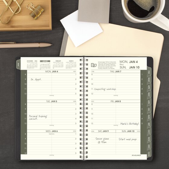 AT-A-GLANCE® Recycled 2027 Weekly Monthly Appointment Book Planner