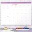 Mead® Color Pop 2027 Monthly Desk Pad Calendar, Purple, Standard, 17" x 21 3/4" thumbnail images 5 of 8