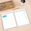 Mead Cambridge® Glimmer 2027 Weekly Monthly Planner, Large, 8 1/2" x 11" thumbnail images 3 of 9