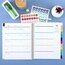 Simplified by Emily Ley for AT-A-GLANCE® 2026-2027 Weekly Monthly Teacher Planner, Navy Floral, Large, 8 1/2" X 11" thumbnail images 2 of 9