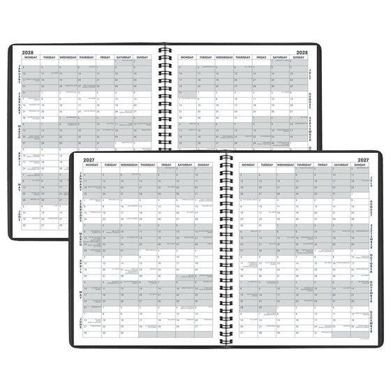 AT-A-GLANCE® 2027 Monthly Planner, Black, Medium, 7