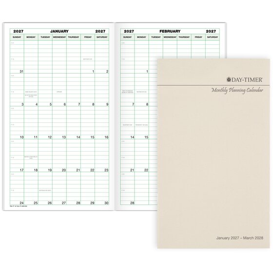 Timer Journal Format Day-Timer® January 2027 – December 2027 Two Page Per Day Reference ...