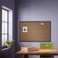 Prestige Colored Cork Bulletin Board, 3' x 2', Graphite Finish Frame thumbnail images 4 of 4