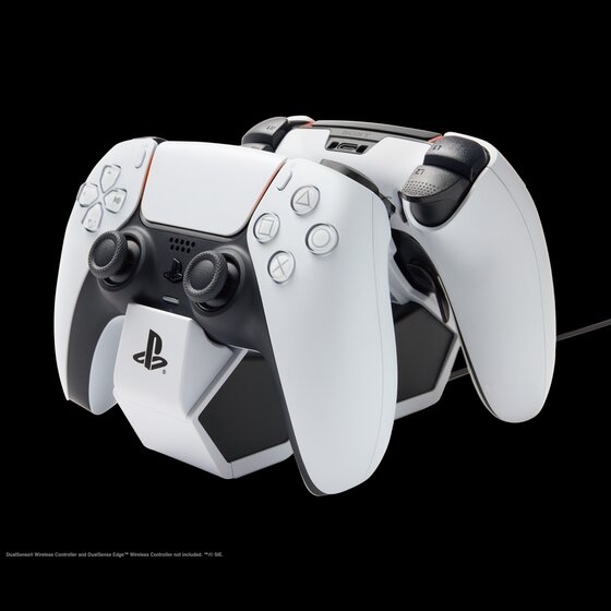 Estación de carga PowerA Dual para mandos PS5 con dos mandos DualSense