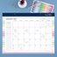 Simplified by Emily Ley for AT-A-GLANCE® 2027 Monthly Desk Pad Calendar, Happy Stripe, Standard, 21 3/4" x 17" thumbnail images 2 of 7