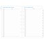 Day-Timer® Simply Stated January 2027 – December 2027 Two Page Per Week Planner Refill, Loose-Leaf, Desk Size, 5 1/2" x 8 1/2" thumbnail images 5 of 7