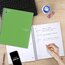Five Star® Spiral Notebook Plus Study App, 3 Subject, Wide Ruled, 8" x 10 1/2", Retro Green thumbnail images 3 of 6