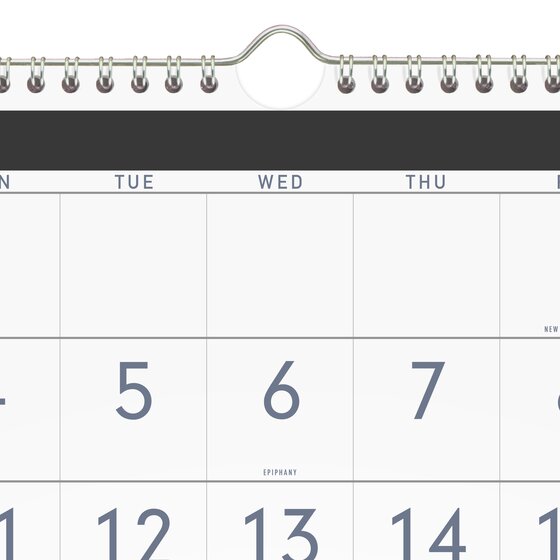 Reference Calander AT-A-GLANCE® Contemporary 2027 Three Month Reference Wall Calendar ...