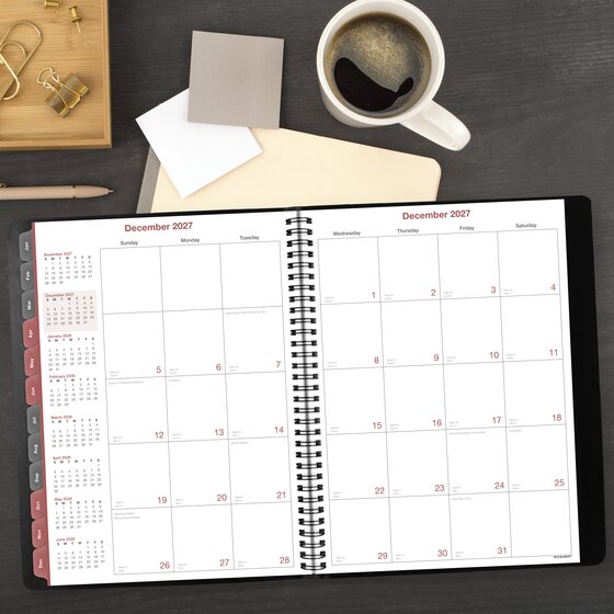 AT-A-GLANCE® 2027 Weekly Monthly Appointment Book Planner, Black