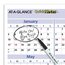 AT-A-GLANCE® QuickNotes® 2027 Reversible Erasable Monthly Yearly Wall Calendar, Small, 16" x 12" thumbnail images 5 of 5