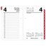 AT-A-GLANCE® 2027 Daily Loose-Leaf Desk Calendar Refill with Monthly Tabs, Standard, 3 1/2" x 6" thumbnail images 1 of 6
