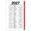 AT-A-GLANCE® 2027 Daily Loose-Leaf Desk Calendar Refill with Monthly Tabs, Standard, 3 1/2" x 6" thumbnail images 3 of 6