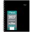 Mead® Basic 2027 Monthly Planner, Black, Medium, 7" x 9" thumbnail images 1 of 8