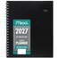 Mead® Basic 2027 Monthly Planner, Black, Large, 8 1/2" x 11" thumbnail images 1 of 8