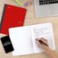 Five Star® Composition Book Plus Study App, College Ruled, 80 Sheets, 7 1/2" x 9 3/4", 4 Pack, Black, Fire Red, Retro Green, Sky Blue thumbnail images 3 of 6