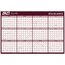 AT-A-GLANCE® 2027 Horizontal Reversible Erasable Yearly Wall Calendar, Red and Blue, Extra Large, 48" x 32" thumbnail images 1 of 5