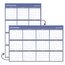 AT-A-GLANCE® 2027 Vertical Horizontal Reversible Erasable Yearly Wall Calendar, Blue, Extra Large, 48" x 32" thumbnail images 4 of 5