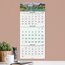 AT-A-GLANCE® 2027 Scenic Three Month Wall Calendar, Large, 12" x 27" thumbnail images 3 of 4