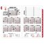 AT-A-GLANCE® Burkhart's Day Counter® 2027 Daily Loose-Leaf Desk Calendar Refill, Large, 4 1/2" x 7 1/2" thumbnail images 1 of 6