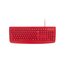 Pro Fit™ Wired Washable Keyboard - Red thumbnail images 2 of 7