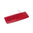 Pro Fit™ Wired Washable Keyboard - Red thumbnail images 1 of 7
