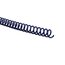 GBC® Color Coil Binding Spines, 8 mm, Navy, 100 Pack thumbnail images 1 of 2