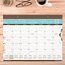 AT-A-GLANCE® Suzani 2027 Monthly Desk Pad Calendar, Standard, 21 3/4" x 17" thumbnail images 2 of 8