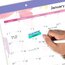 AT-A-GLANCE® Watercolors 2027 Monthly Desk Pad Calendar, Compact, 17 3/4" x 11" thumbnail images 5 of 7