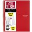 Five Star® Spiral Notebook Plus Study App, 1 Subject, Wide Ruled, 8" x 10 1/2", Fire Red thumbnail images 1 of 6