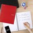 Five Star® Spiral Notebook Plus Study App, 1 Subject, Wide Ruled, 8" x 10 1/2", Fire Red thumbnail images 3 of 6