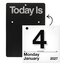 AT-A-GLANCE® 2027 “Today Is” Daily Wall Calendar Refill, Small, 6" x 6" thumbnail images 4 of 4