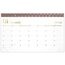 Mead Cambridge® WorkStyle® 2027 Monthly Desk Pad Calendar, Mauve, Compact, 17 3/4" x 11" thumbnail images 1 of 6