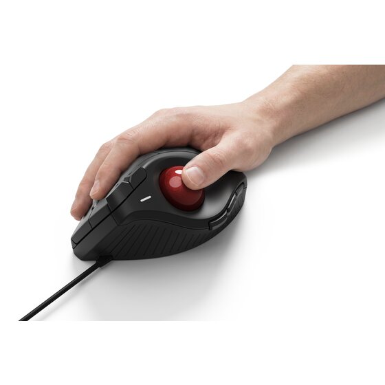 マウス・トラックボール Kensington Pro Fit Ergo Vertical TB675 Pro Fit™ Ergo TB675 Vertical Wired Trackball – Ergonomic thumb