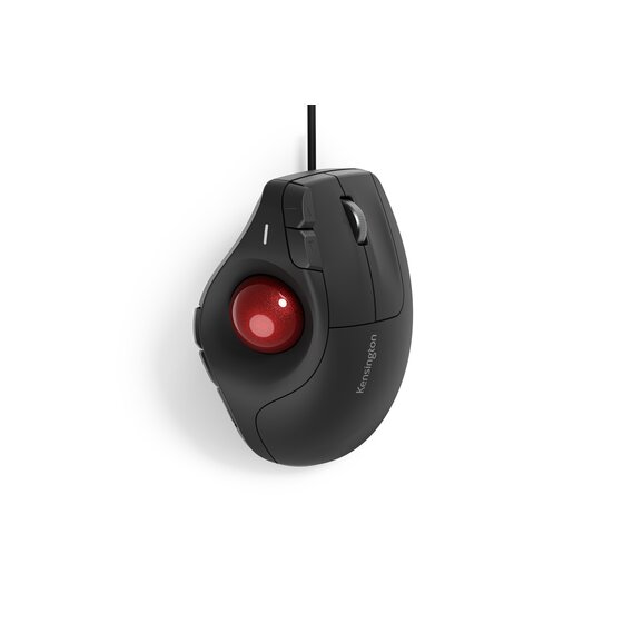 マウス・トラックボール Kensington Pro Fit Ergo Vertical TB675 Pro Fit™ Ergo TB675 Vertical Wired Trackball – Ergonomic thumb
