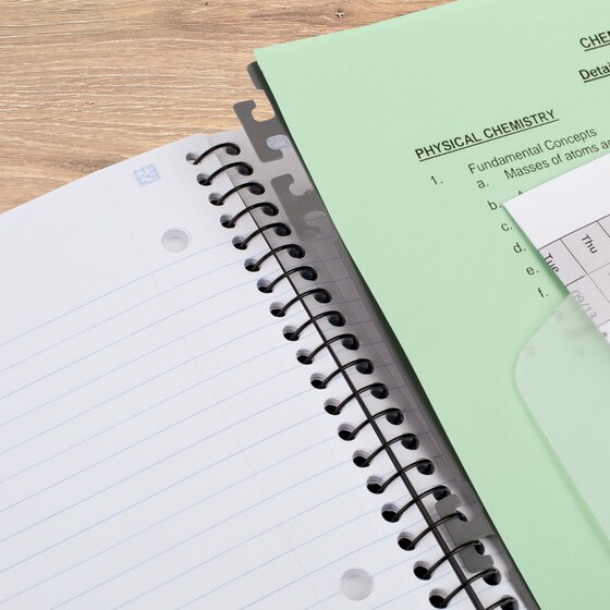Five Star® Advance® Spiral Notebook Plus Study App, 3 Subject