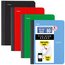 Five Star® Composition Book Plus Study App, College Ruled, 80 Sheets, 7 1/2" x 9 3/4", 4 Pack, Black, Fire Red, Retro Green, Sky Blue thumbnail images 1 of 6
