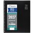 Mead® BIG PLANS 2027 Weekly Monthly Planner, Black, Large, 8 1/2" x 11" thumbnail images 1 of 8