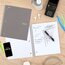 Five Star® Spiral Notebook Plus Study App, 1 Subject, Graph Ruled, 8 1/2" x 11", Gray thumbnail images 2 of 5