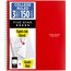 Five Star® Spiral Notebook Plus Study App, 3 Subject, College Ruled, 8 1/2" x 11", Fire Red thumbnail images 1 of 6