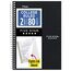 Five Star® Spiral Notebook, 2 Subject, College Ruled, 6" x 9 1/2", Black thumbnail images 1 of 5