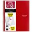 Five Star® Spiral Notebook Plus Study App, 3 Subject, Wide Ruled, 8" x 10 1/2", Fire Red thumbnail images 1 of 6